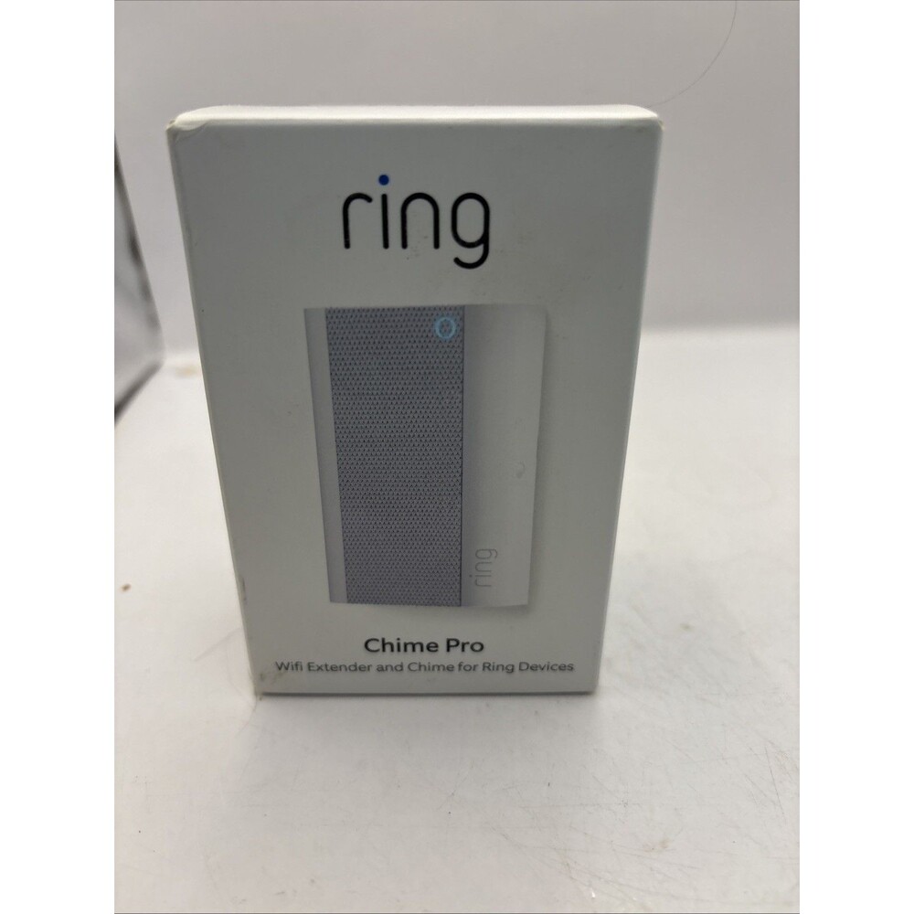 Ring Chime Pro White WiFi Extender And Chime For Ring Devices